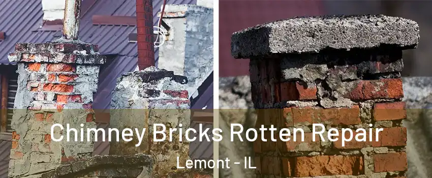 Chimney Bricks Rotten Repair Lemont - IL