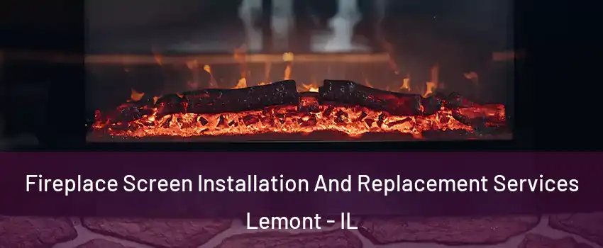 Fireplace Screen Installation And Replacement Services Lemont - IL
