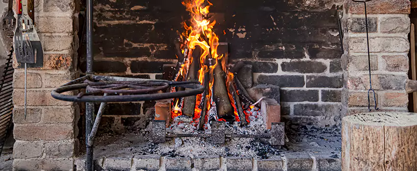 Cracked Electric Fireplace Bricks Repair Services in Lemont, IL