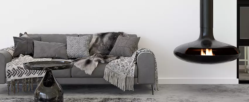 Circular Hanging Fireplace Installation Services in Lemont, IL