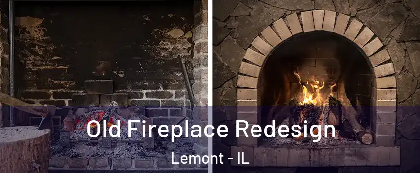 Old Fireplace Redesign Lemont - IL